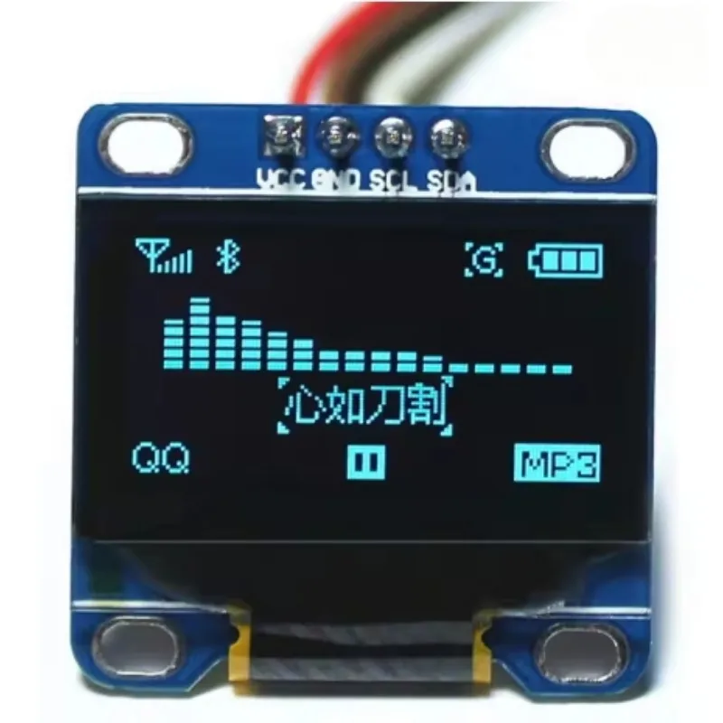 0,96 Zoll OLED-Display-Modul SSD1306 I2C IIC SPI Seriell 128 x 64 3,3 – Bild 6