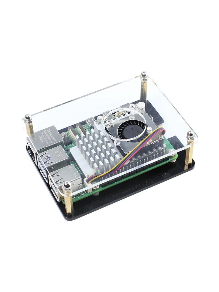 Raspberry Pi 5B/4B/3B+ Cluster-Gehäuse - Stapelbares Acryl-Gehäuse – Bild 2