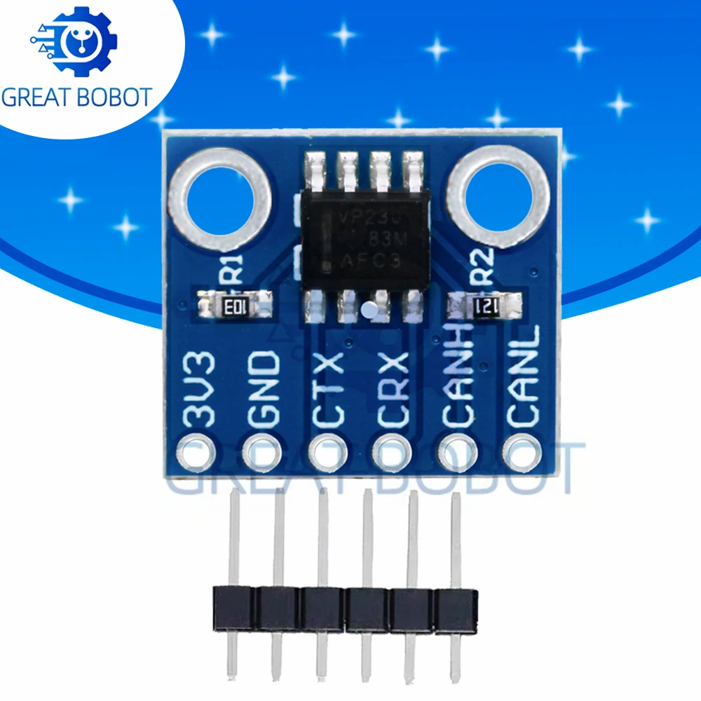 SN65HVD230 CAN-Transceiver-Modul - hohe Stabilität und Arduino-kompatibel für eingebettete Systemprojekte