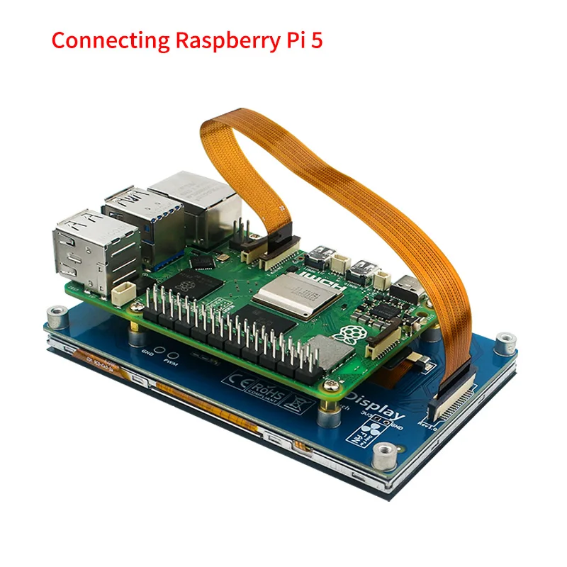 4,3-Zoll-DSI-Touchscreen für Raspberry Pi 5 4B 3B+ 3B Kapazitives – Bild 4