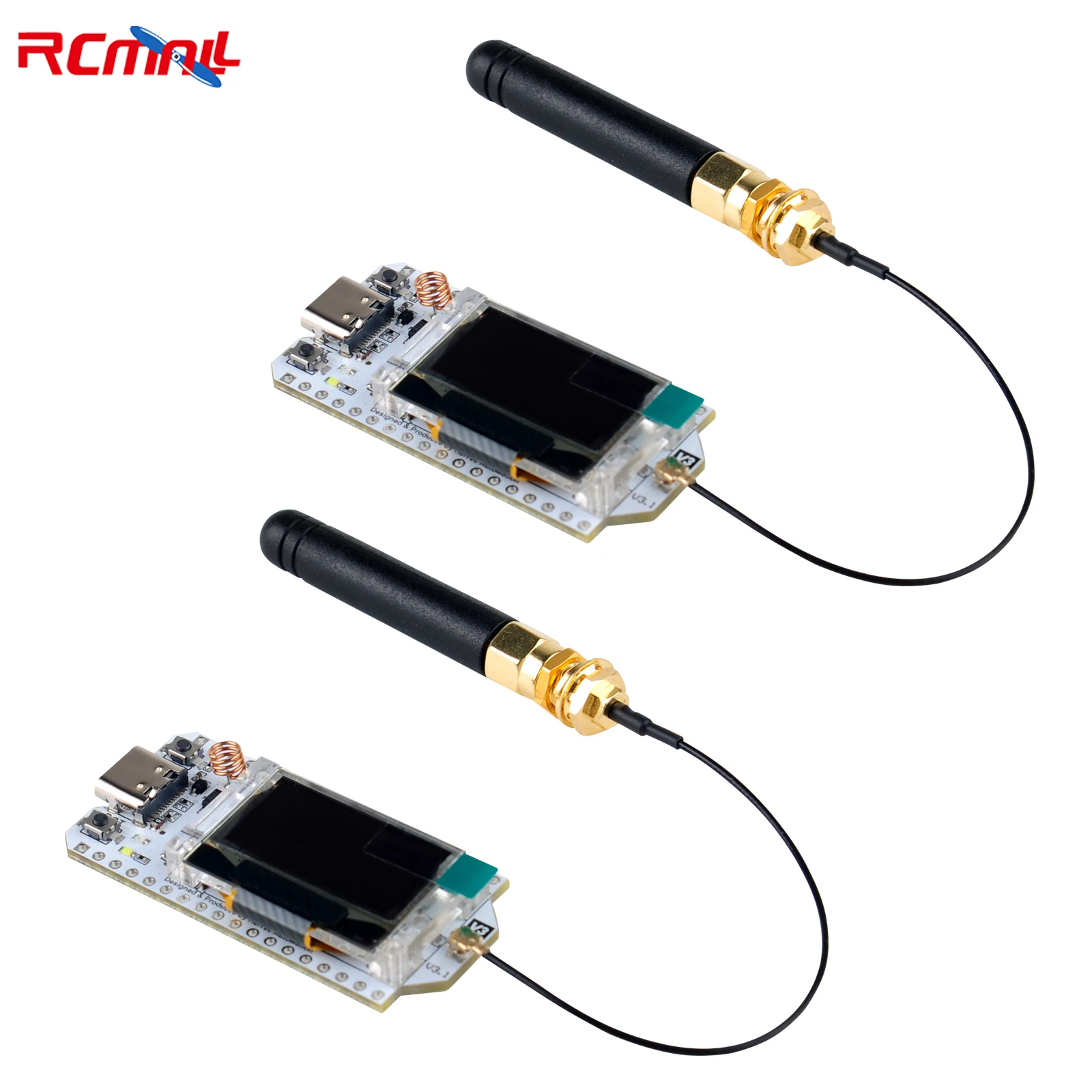 Heltec LoRa32 V3 868MHz 915MHz Entwicklungsboard SX1262 0,96 Zoll OLED Display BT + WIFI Lora Kit (2 Stück)