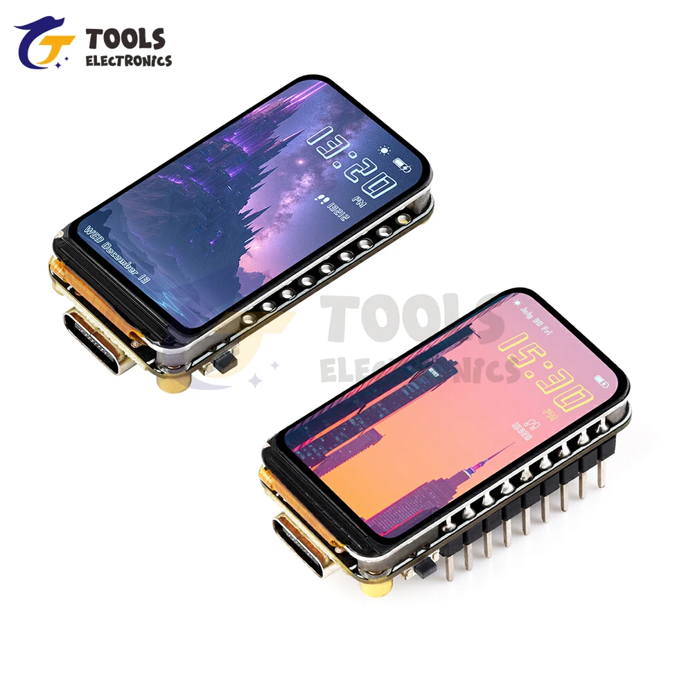 ESP32-S3 Entwicklungsplatinenmodul 1,47-Zoll-LCD-Display WiFi BT – Bild 3