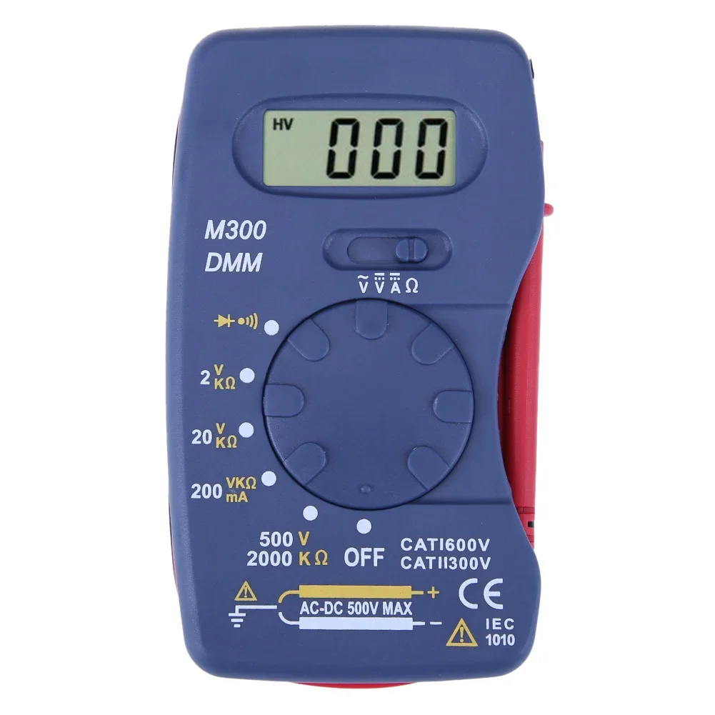 Digitalmultimeter M300 Ultradünnes integriertes Mini-Taschenmultimeter – Bild 2