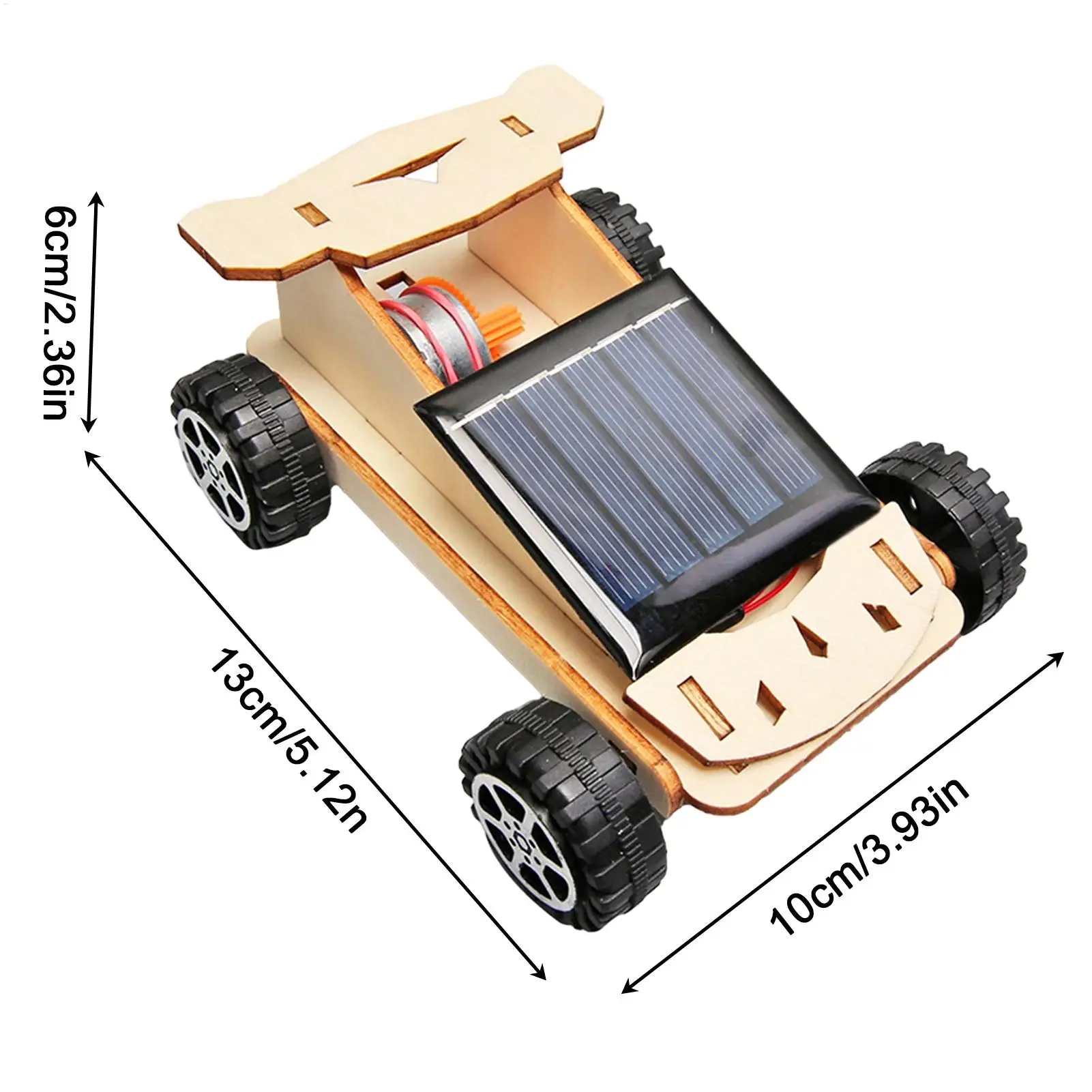 Solarbetriebenes Automodell-Bausatz - Lernspielzeug für Kinder – Bild 6