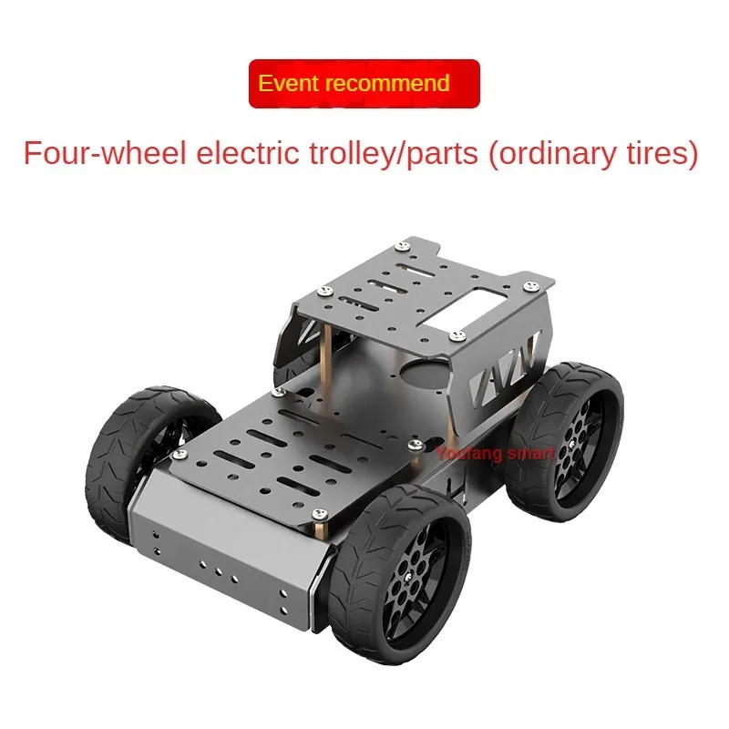 4WD reguläres/Mecanum Rad Chassis mit tt Motor Aluminium legierung – Bild 4