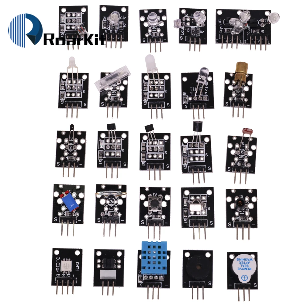45 in 1 Sensor module für Arduino Starter Kit besser als 37 in 1 – Bild 3