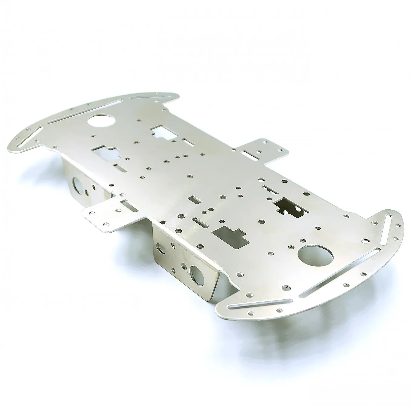 4WD vier rad intelligente auto chassis 1,5mm aluminium legierung – Bild 2