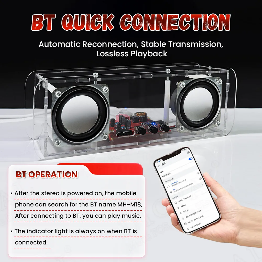 DIY Bluetooth Lautsprecher Elektronik Kit Löten DIY Projekt Praxis – Bild 3