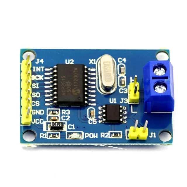 MCP 2515 CAN Bus Treiber Modul Board TJA 1050 Empfänger SPI Für 51 MCU – Bild 6
