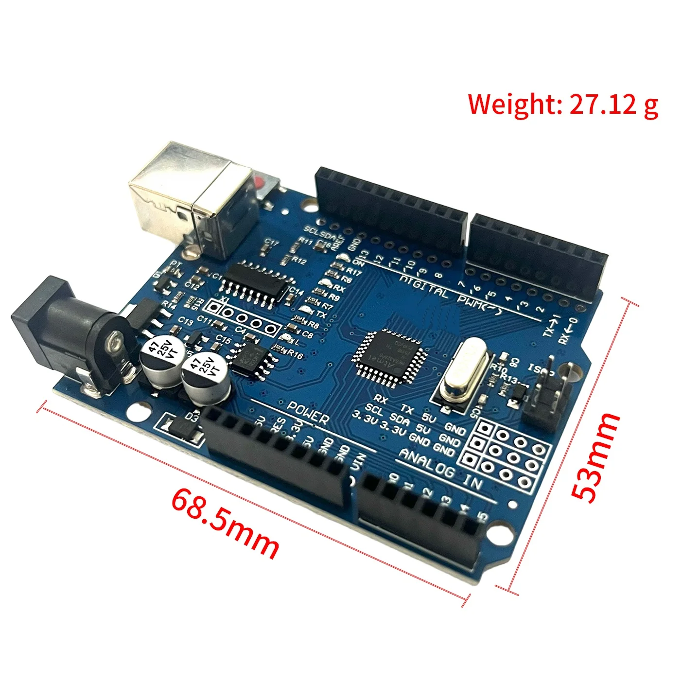 XZG UNO R3 (CH340G) MEGA328P Chip für Arduino UNO R3 + USB/TYPE-C – Bild 5