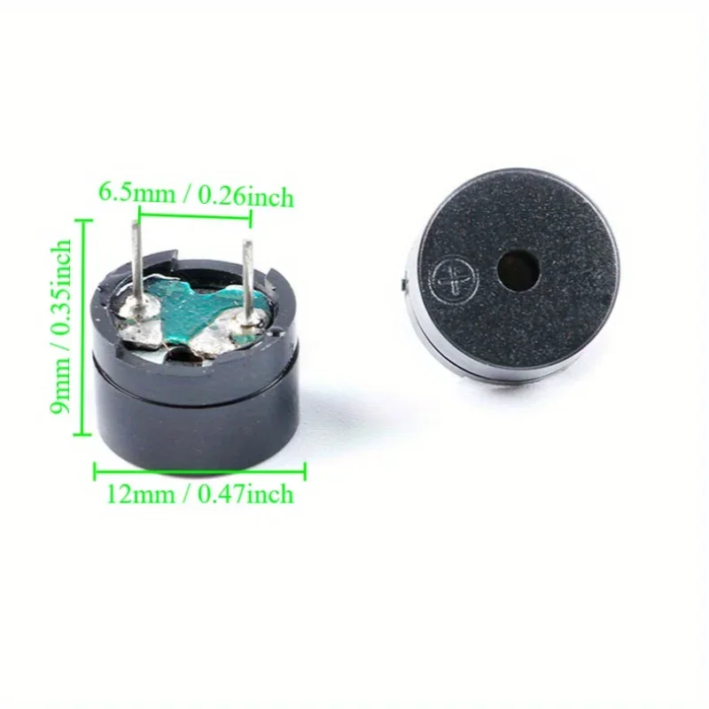 Passiver Summer 12 mm x 8,5 mm 12085 Widerstand 3 V 5 V 9 V (10 Stück) – Bild 4