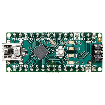 A000005 ATmega328 Mini MCU Entwicklungsboard 16MHz 32KB Flash 2KB SRAM 14 Digitale I/O 6 PWM Mini-USB
