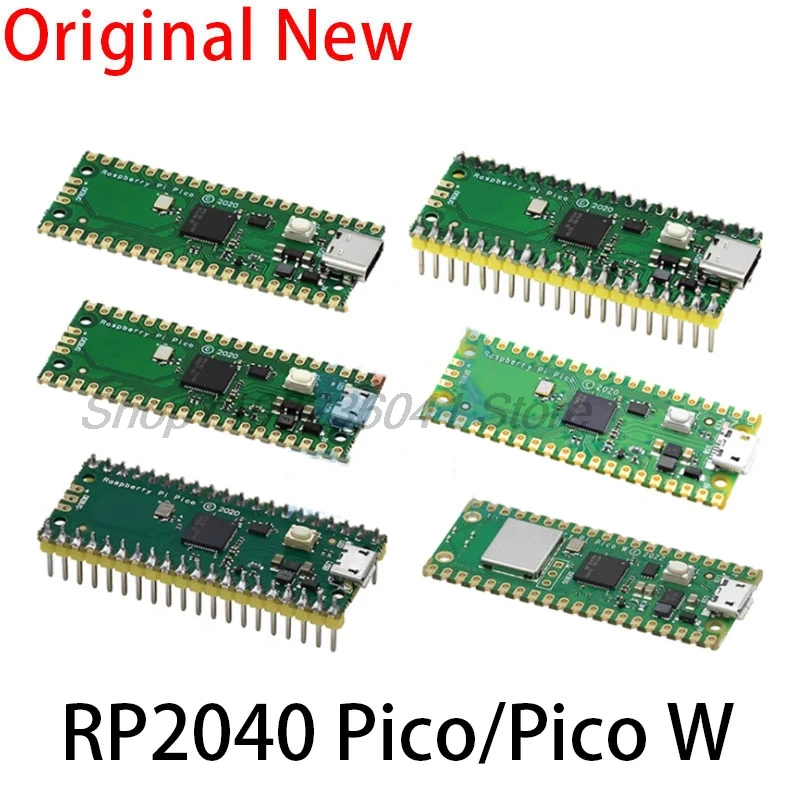 Raspberry Pi Pico W Board RP2040 Dual-Core 264 KB ARM Low-Power-Mikrocomputer