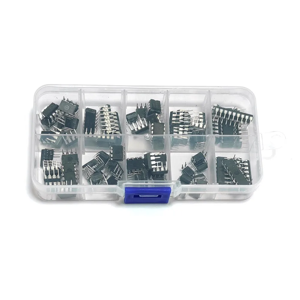 10 Arten NE555 LM324 LM393 UA741 ULN2803 LM358 LM386 NE5532 (85 Stück) – Bild 5