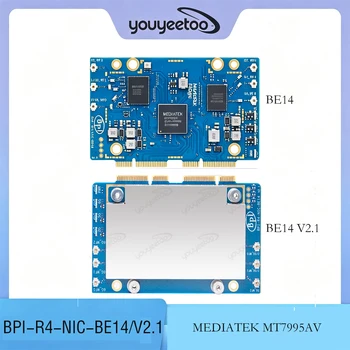 Banana Pi BPI-R4-NIC-BE14 WiFi 7 Modul MediaTek MT7995AV Chipsatz RISC-V MCU 2 PCIe 3.0 Schnittstelle 2-Lane 6