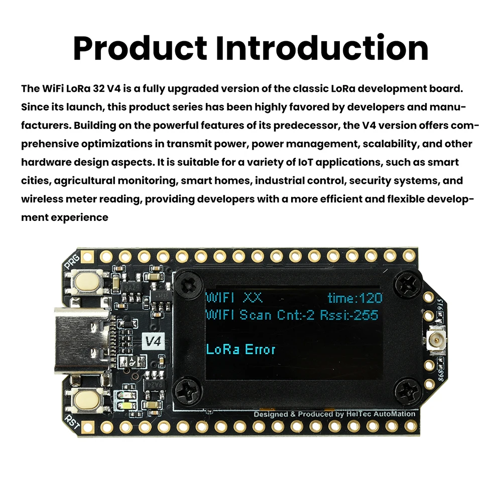WIFI LoRa 32V4 GPS ESP32 SX1262 0,96 Zoll OLED Solarbetriebenes – Bild 5