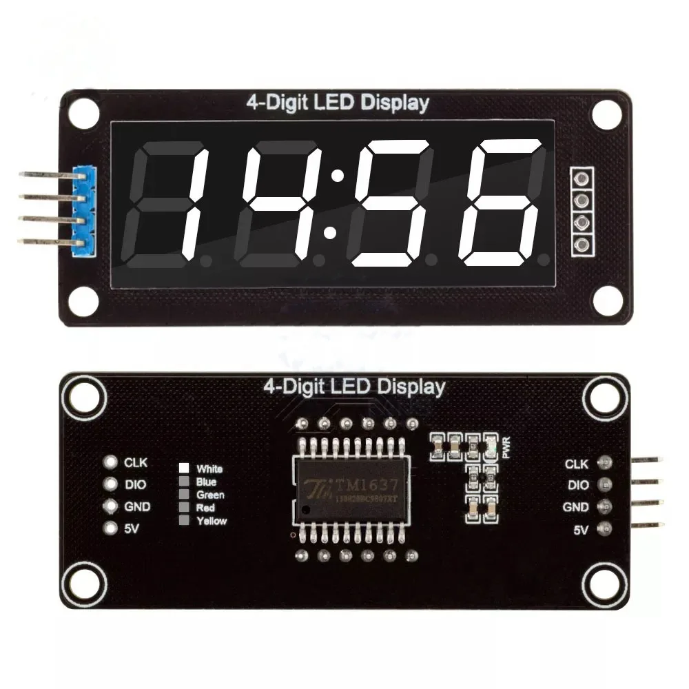 TM1637 0,56 zoll 5V 4 Bit LED Digital Rohr Display 7 Segmente Rot Grün – Bild 4