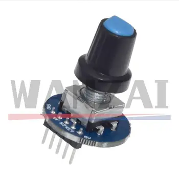 Rotary Encoder Modul für Arduino Brick Sensor Entwicklung Runde Audio Rotierenden Potentiometer Knopf Kappe