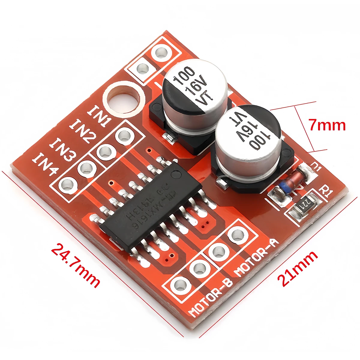 L298N DC-Motortreiber-Modul PWM-Geschwindigkeitsregelung Dual-H-Brücke – Bild 2