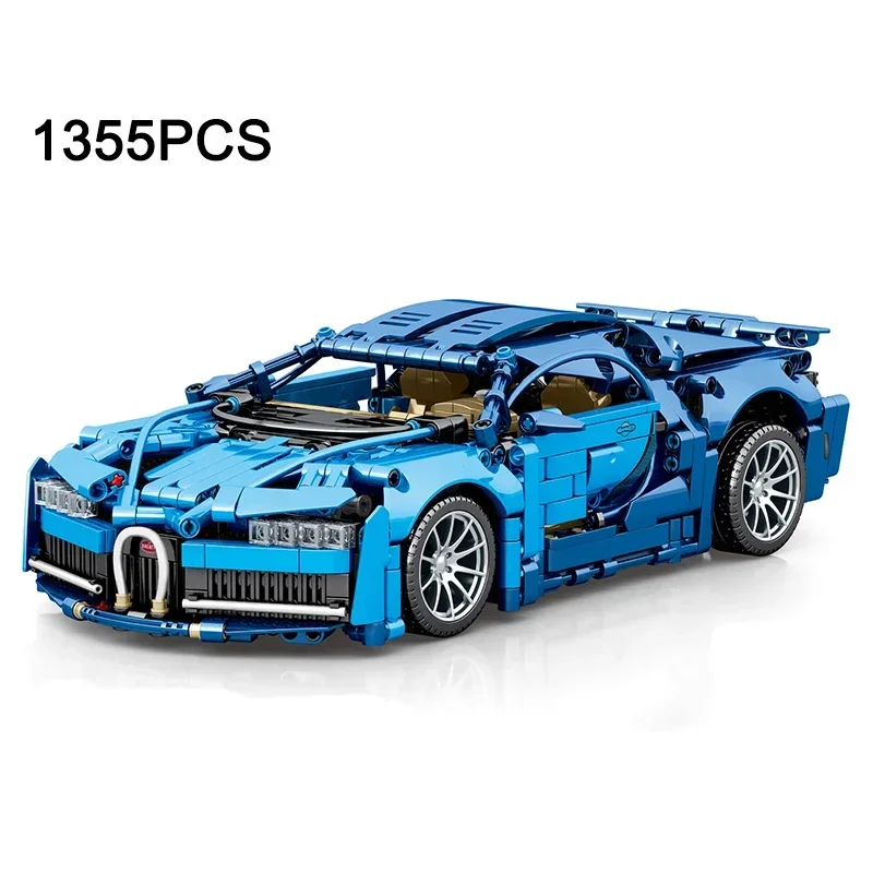 Supersportwagen-Rennmodell Baukasten DIY Mechanischer Hypercar-Bausatz Lehrreiches STEM-Spielzeug Geschenk