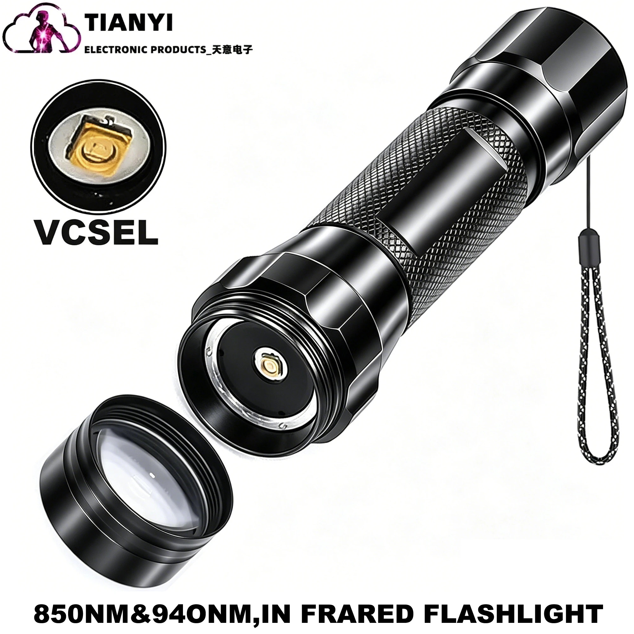 IR850nm&940nm Infrarot-LED-Zoomlampe mit hoher Helligkeit – Bild 3