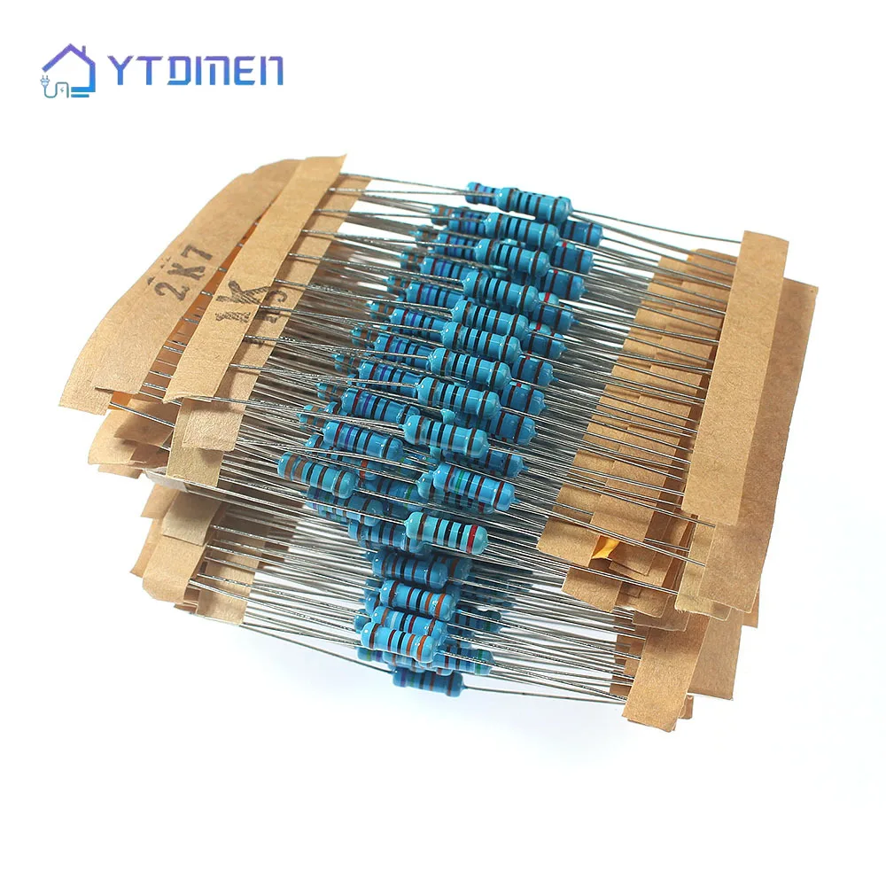 Metallfilm-Widerstandsset 1/2W 1W 30 Werte 0,1R~750R (300 Stück) – Bild 2