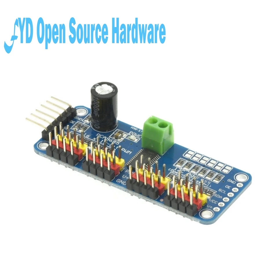PCA9685 16-Kanal 12-Bit PWM Servo Treiber I2C Modul für Arduino – Bild 3