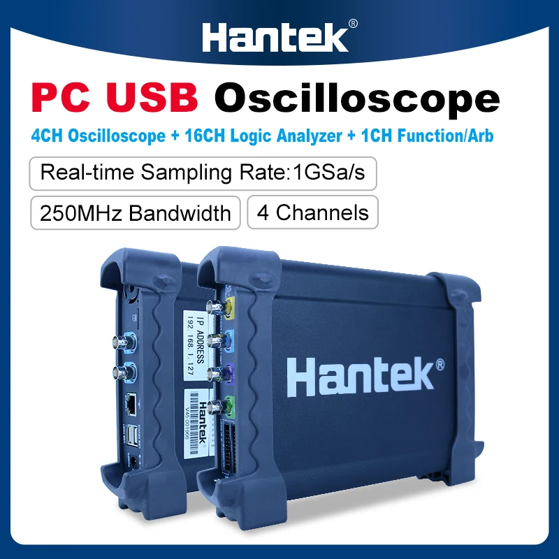 Hantai professionelles Kfz-Oszilloskop 1GSa/s 4CH 100-250 MHz – Bild 2