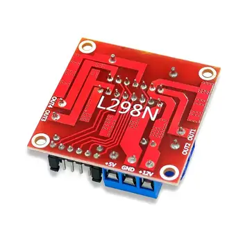 L298N Motortreiber-Modul DC Schrittmotor-Steuerplatine für Smart Car Roboter DIY Elektronikprojekt
