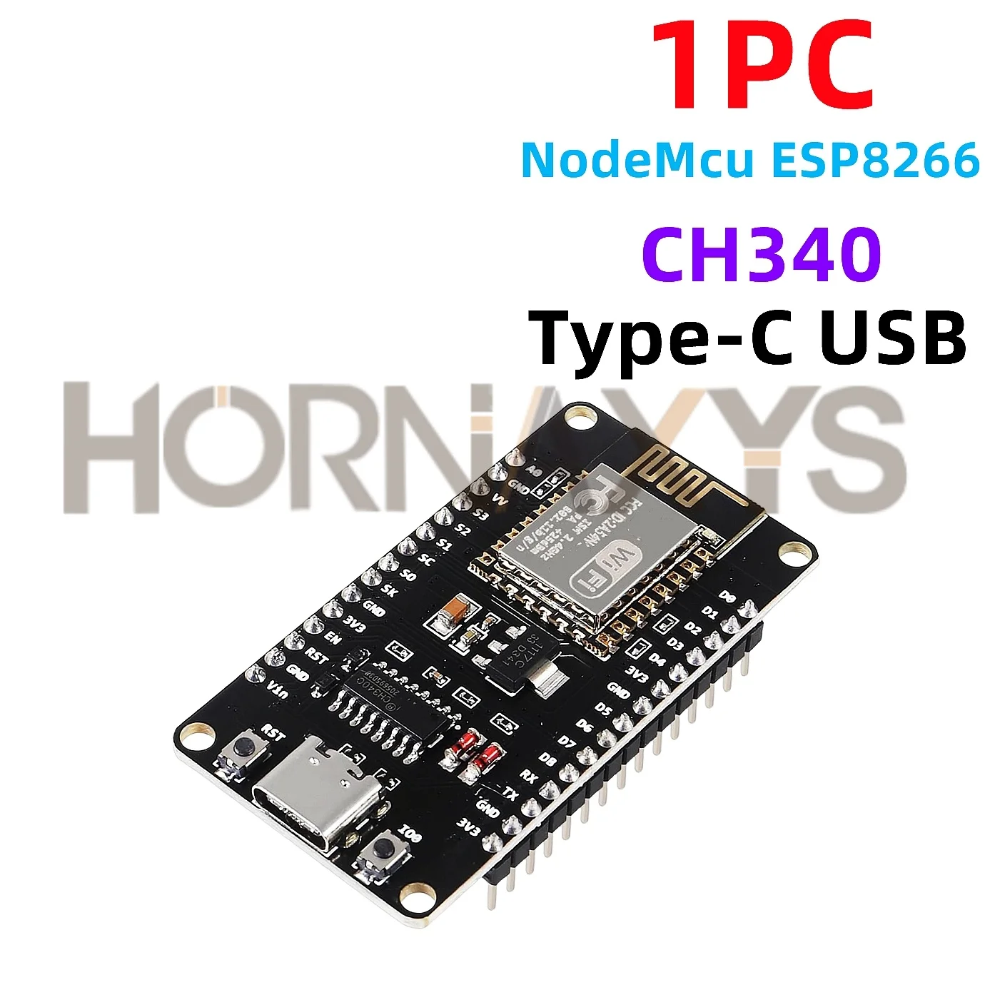 ESP8266 NodeMCU LUA CH340 ESP-12E WiFi Internet Development Board 4M – Bild 6