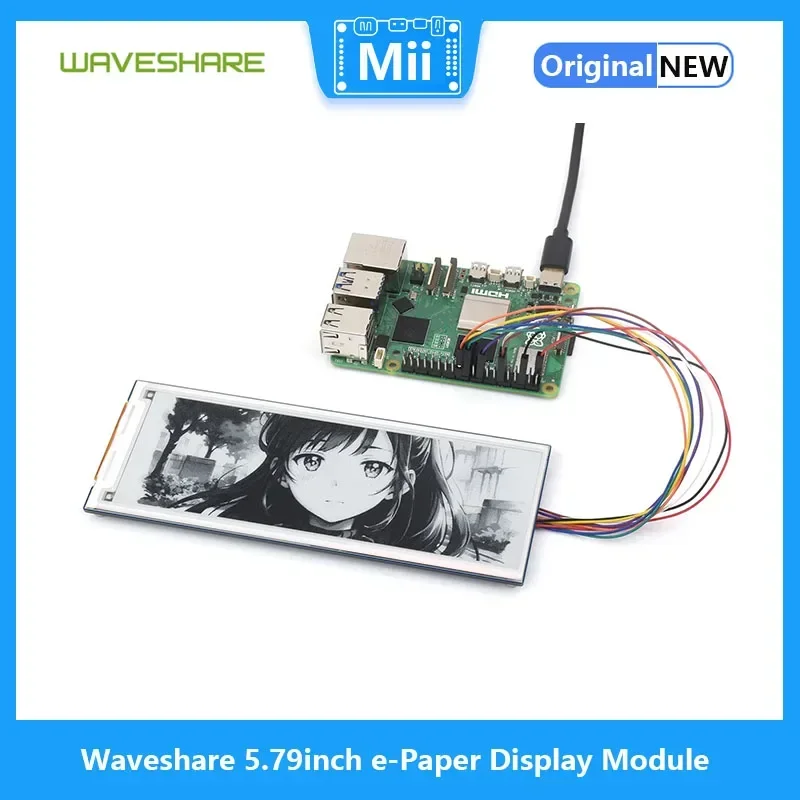 Waveshare 5,79 Zoll E-Paper Display Modul E-Ink 792x272 Display – Bild 3