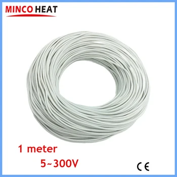 1 Meter 220V 5~48V 12V Heizelement Elektrisches Rohrheizband DIY Heizmatte, LKW-Sitzheizung Heizdraht für den