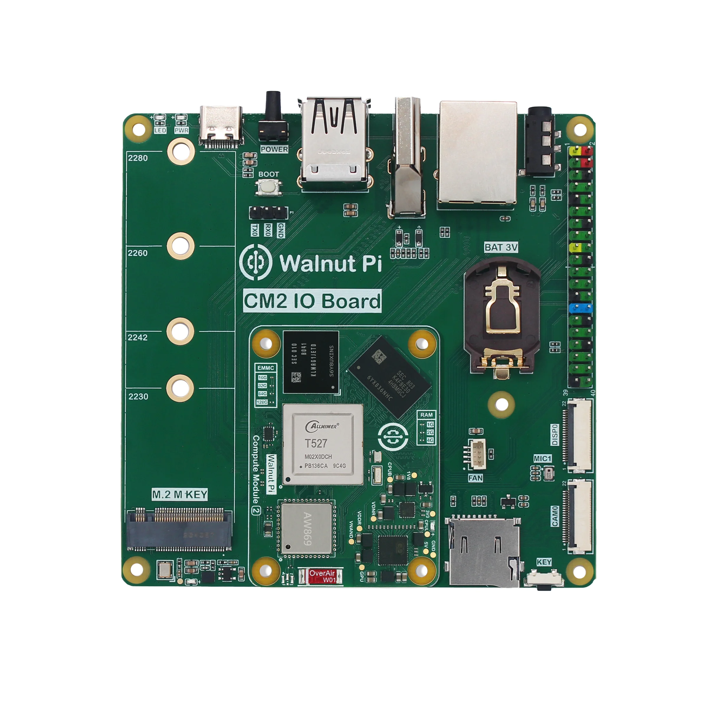 WalnutPi CM2 Compute-Modul (Allwinner T527 Core Board) - Linux, 2 – Bild 5