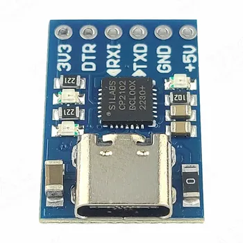 6Pin MINI USB ZU TTL Serieller Downloader Konverter UART STC Download USB Micro Typ-C CP2102 UART STC 300bps ~