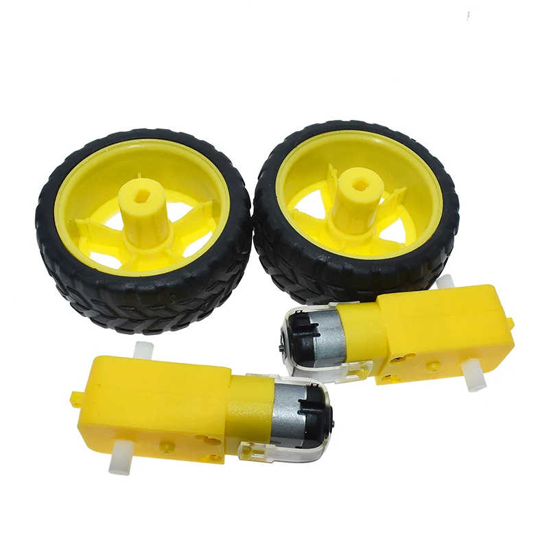 2WD Smart Roboter-Auto-Chassis-Kit, Hindernisvermeidungs – Bild 3