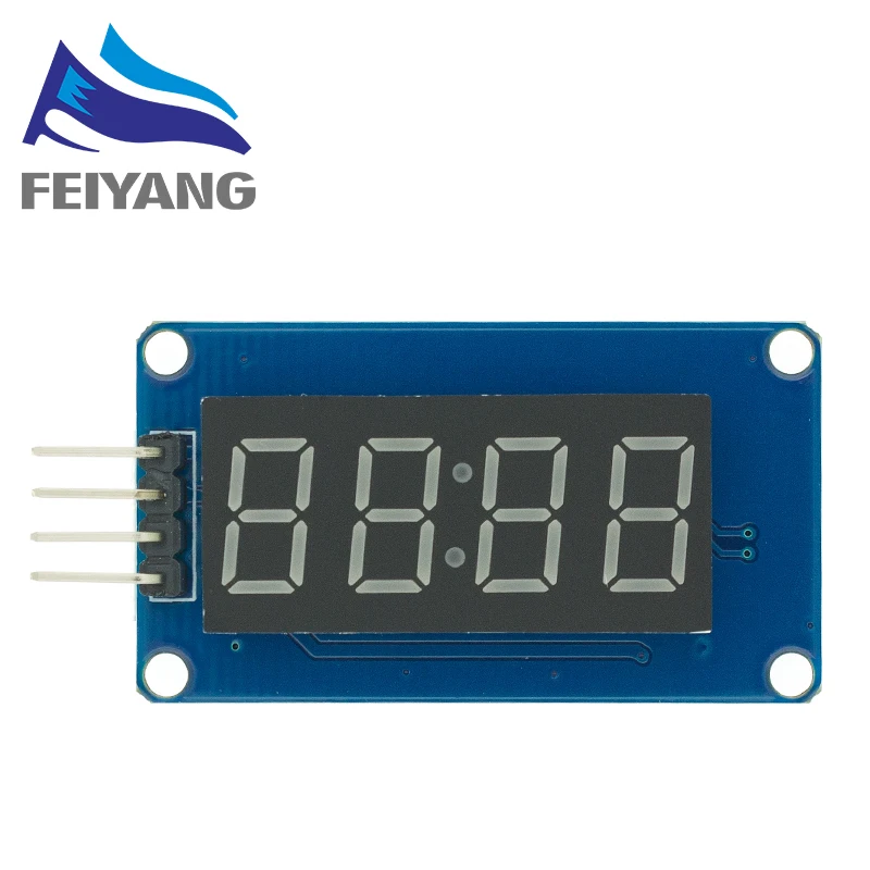 TM1637 4-Bit/TM1638/MAX7219 8-Bit Digitales LED-Anzeigemodul 7-Segment 0,36 Zoll Uhr Rot Anodenröhre Vier