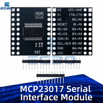 MCP23017 MCP23S17 I/O-Erweiterungsmodul - 16-Bit-I2C/SPI-Schnittstelle für Arduino-Elektronik-DIY