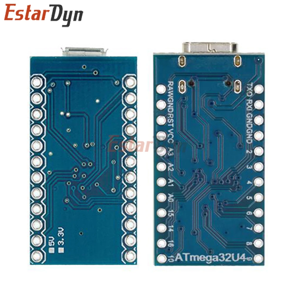 Estardyn ATMEGA32U4 Pro Micro Board, Micro/Mini/Type-C USB Optional – Bild 2