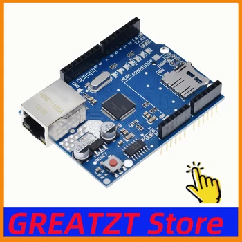 GREATZT 1/2PCS UNO Shield Ethernet Shield W5100 R3 UNO Mega 2560 1280 328 UNR R3 nur W5100 Entwicklungsboard