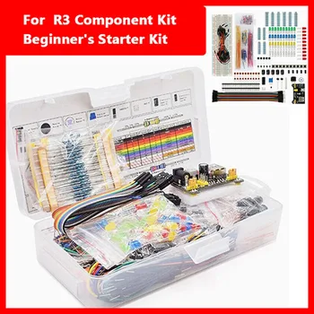 Elektrolytkondensatorwiderstand für elektronische Komponenten, LED-830-Loch-Steckbrett-Kit, UNO