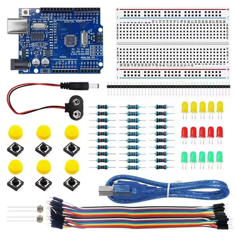 DIY Elektronik Starter-Kit für Arduino R3 Board mit 400-Loch – Bild 3