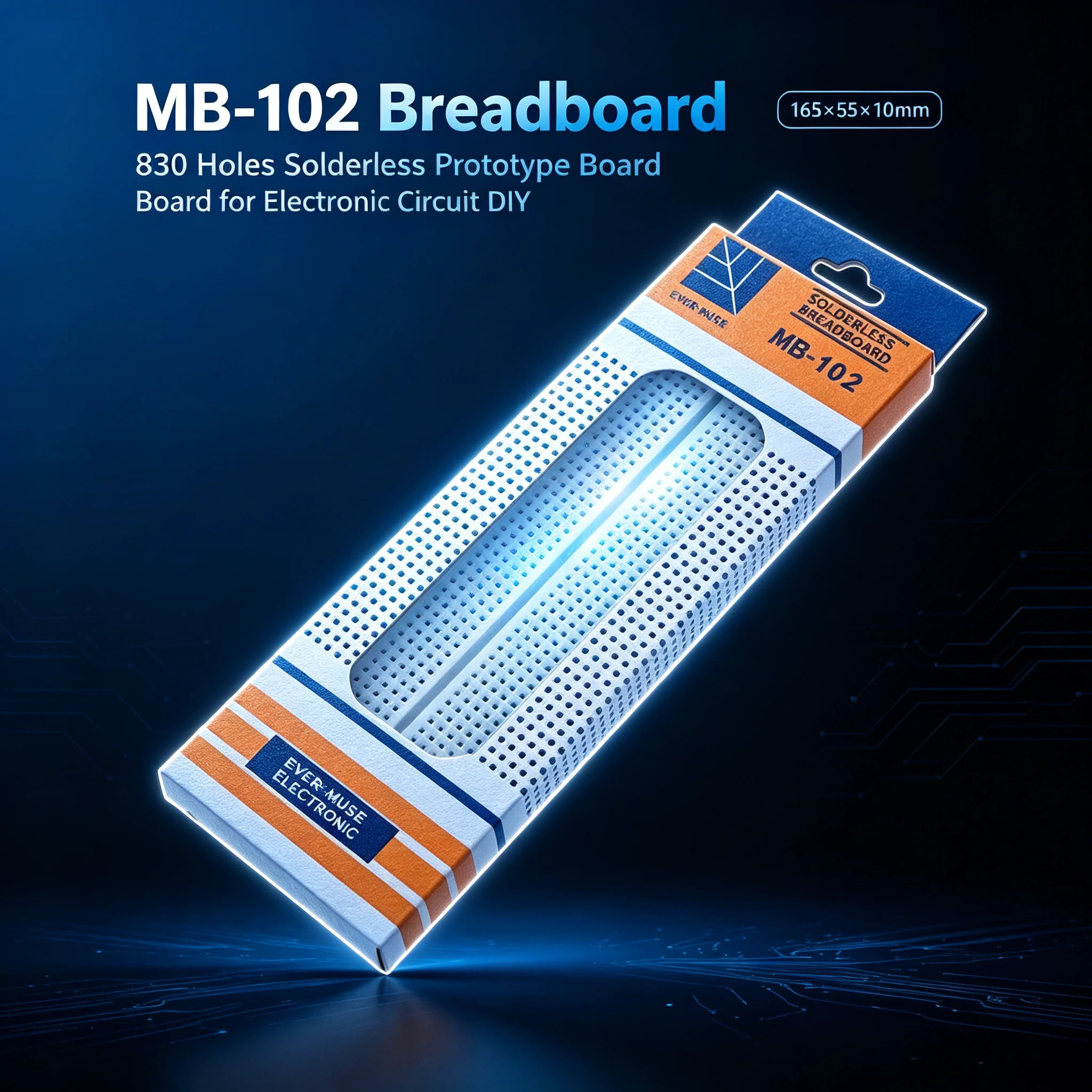 MB-102 Lötfreies Breadboard mit 830 Verbindungspunkten – Bild 2
