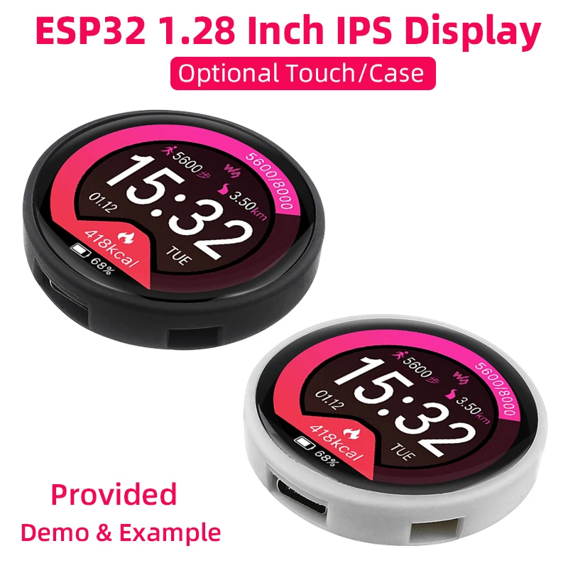 ESP32 C3 LVGL für Arduino WiFi & Bluetooth Entwicklungsboard 1,28 Zoll 240*240 IPS LCD TFT Smart Display Modul