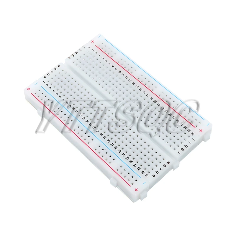 400/830 MB-102 Steckbrett 830 Punkte Lötfreies PCB-Testboard 400-Loch-Steckbrett MB102 Test-Entwicklungs-DIY