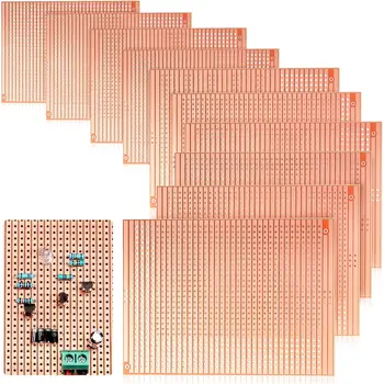 7,4*10cm Einseitige Prototyp-Leiterplatte Universelle Platine Experimentelle Bakelit-Kupferplatte