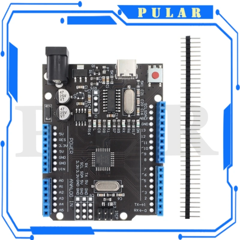 PLR UNO R3 Entwicklungsboard mit geradem Pin-Header-Kabel ATmega328P – Bild 5