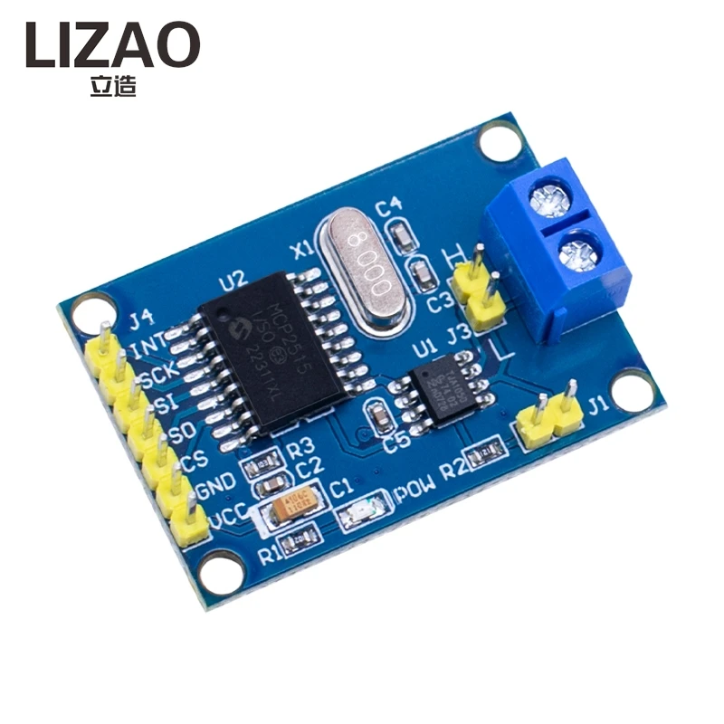 LIZAO MCP2515 CAN-Bus-Modul mit TJA1050 Transceiver – Bild 3