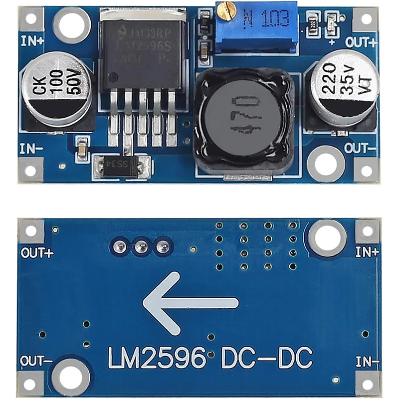 Einstellbarer Ausgang LM2596S Step Down Modul DC zu DC Buck Converter – Bild 5