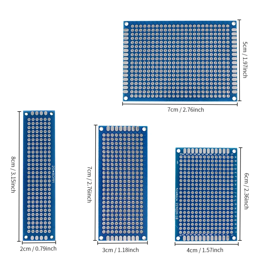 PCB Kit Board Prototyp Breadboard Doppelseitige (20 Stück) – Bild 2