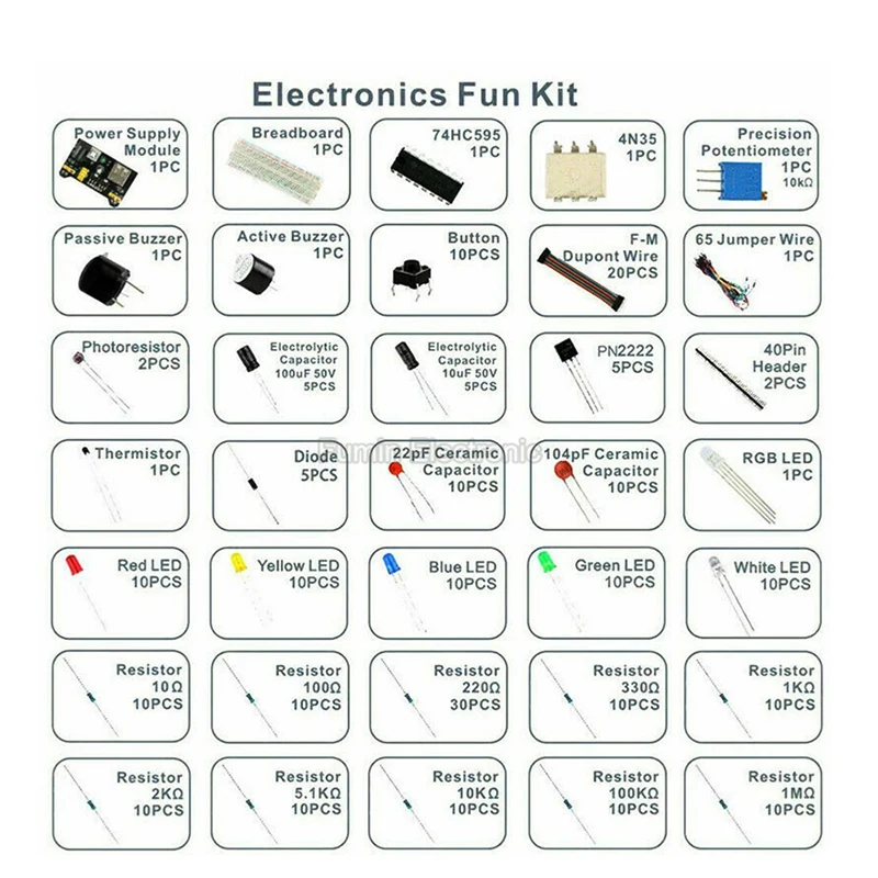 830 Loch Steck brett Kit für uno r3 Komponenten Kits Starter Kit – Bild 6